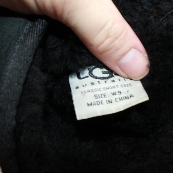 UGG Suede Sheepskin Insulated Winter Boot Size W 9 - Picture 8 of 9